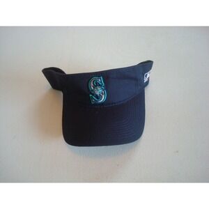 SEATTLE MARINERS OC VISOR 00S  SCRIPT STRAPBACK BEACH GOLF HAT CAP VINTAGE K2‎